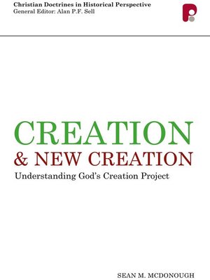 cover image of Creation and New Creation